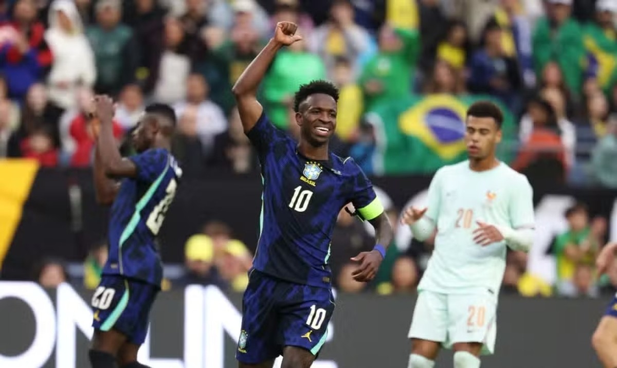 Vini Jr. é poupado de treino da seleção brasileira e vira dúvida para jogo com a Croácia