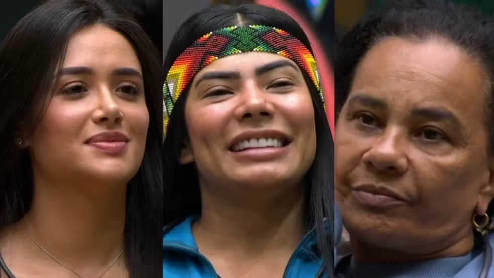 BBB 26: última parcial atualizada da enquete aponta quem sai entre Jordana, Marciele e Solange Couto