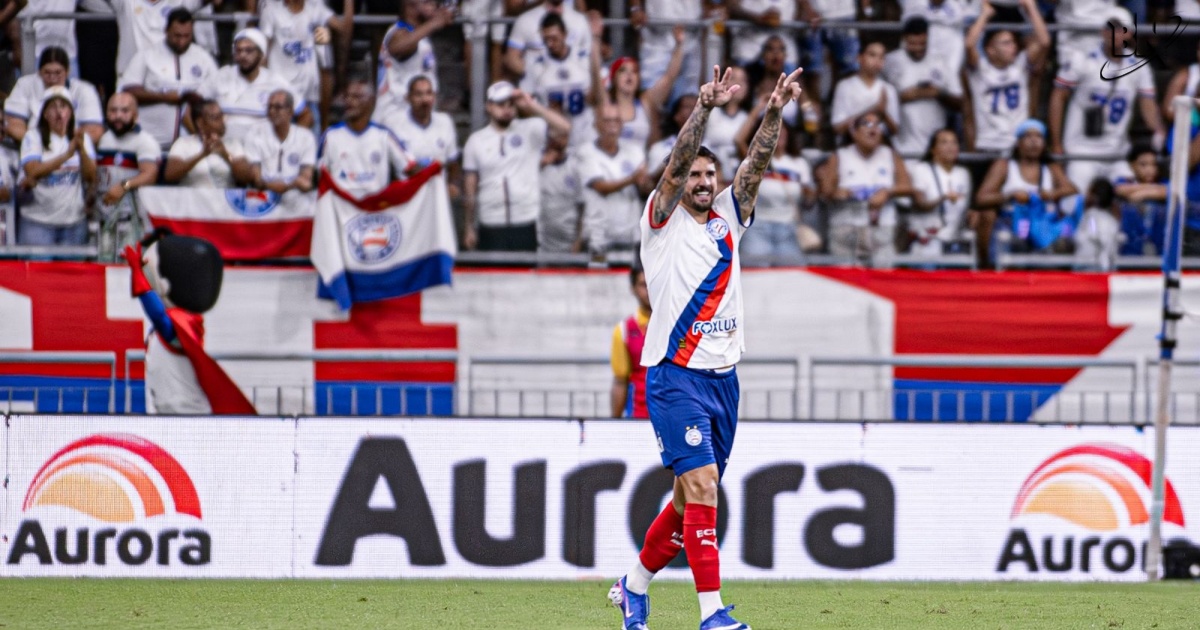 Everaldo ultrapassa Brocador e Willian José e entra no top-4 de artilheiros da Fonte Nova