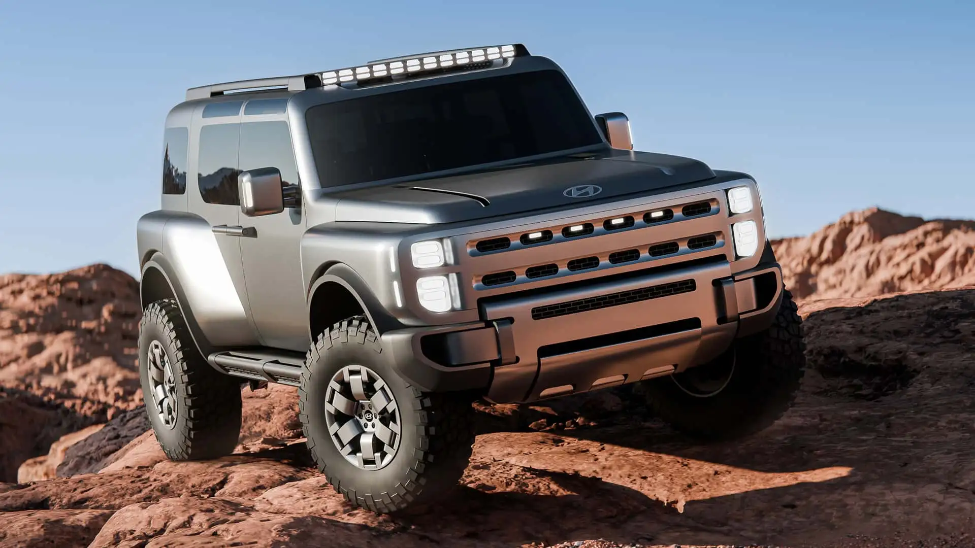 Hyundai Boulder: SUV rival do Toyota SW4 surge em conceito robusto e moderno.