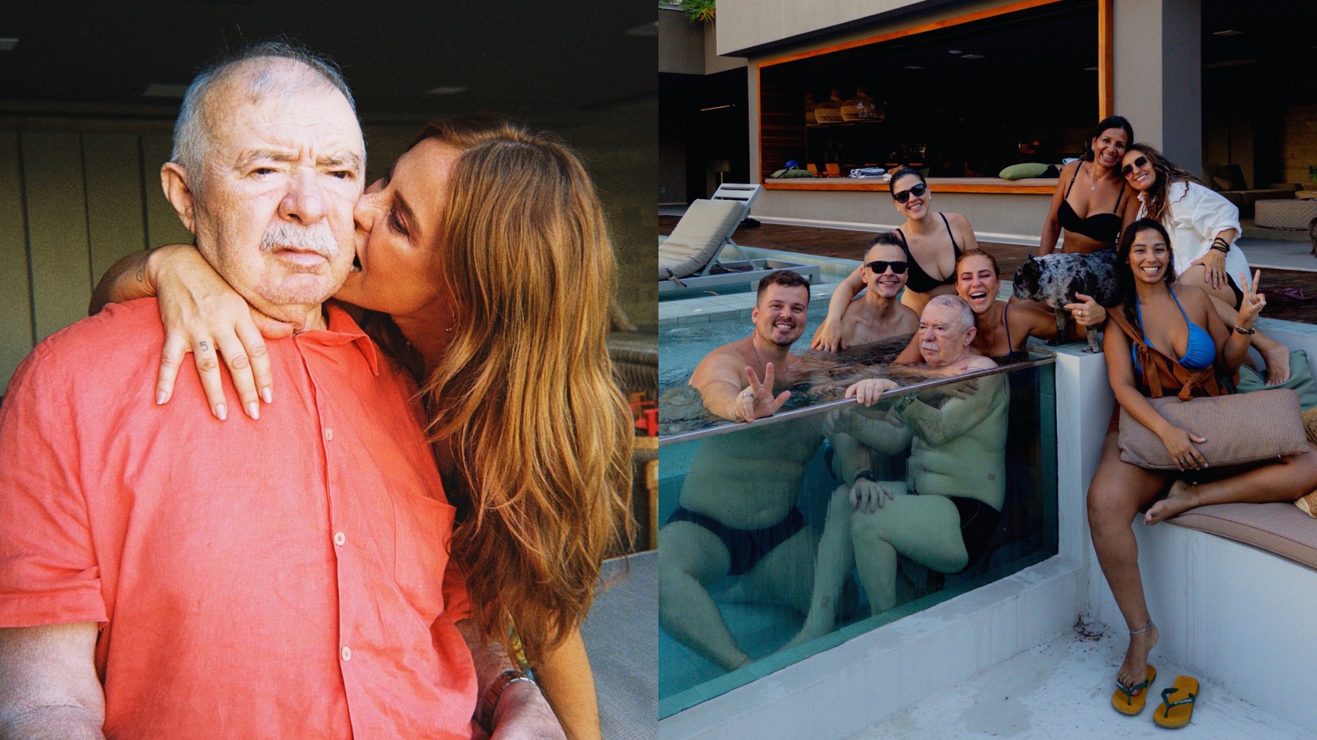 Paolla Oliveira compartilha momentos em família e emociona com registros ao lado do pai