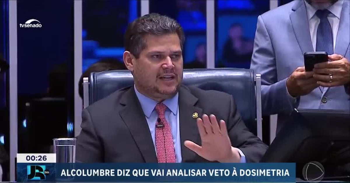 Alcolumbre sinaliza sessão para analisar veto à dosimetria ‘o mais rápido possível' – Noticias R7