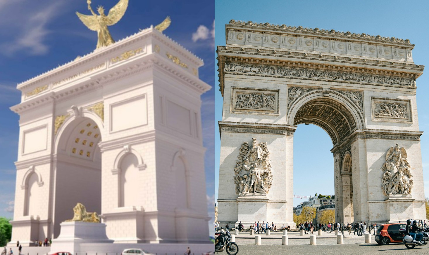 ‘Maior e mais bonito do mundo’: Trump anuncia plano de Arco do Triunfo