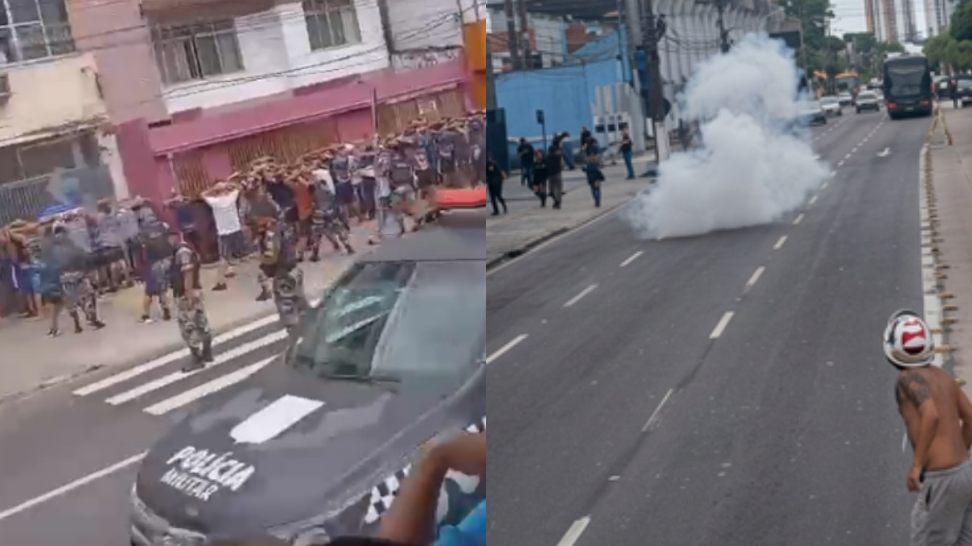 Remo x Vasco: Briga de torcedores em Belém termina com 100 apreendidos