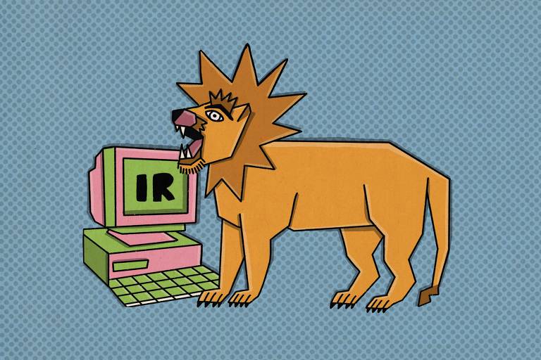Pessoas trabalhando em computadores com expressões de frustração ao lidar com erro de pré-preenchida no IR 2026.
