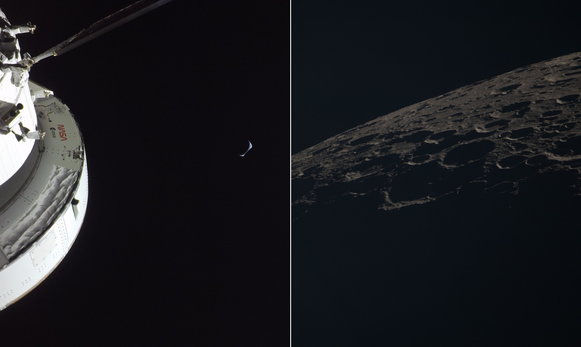 Nasa divulga novas fotos da Terra e da Lua capturadas durante missão Artemis II; veja imagens