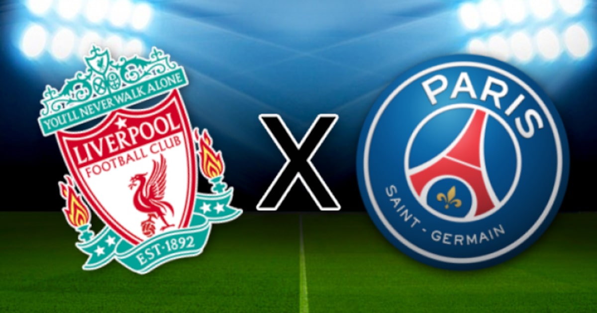 Liverpool x PSG pela Champions League: onde assistir ao vivo, horário e escalação