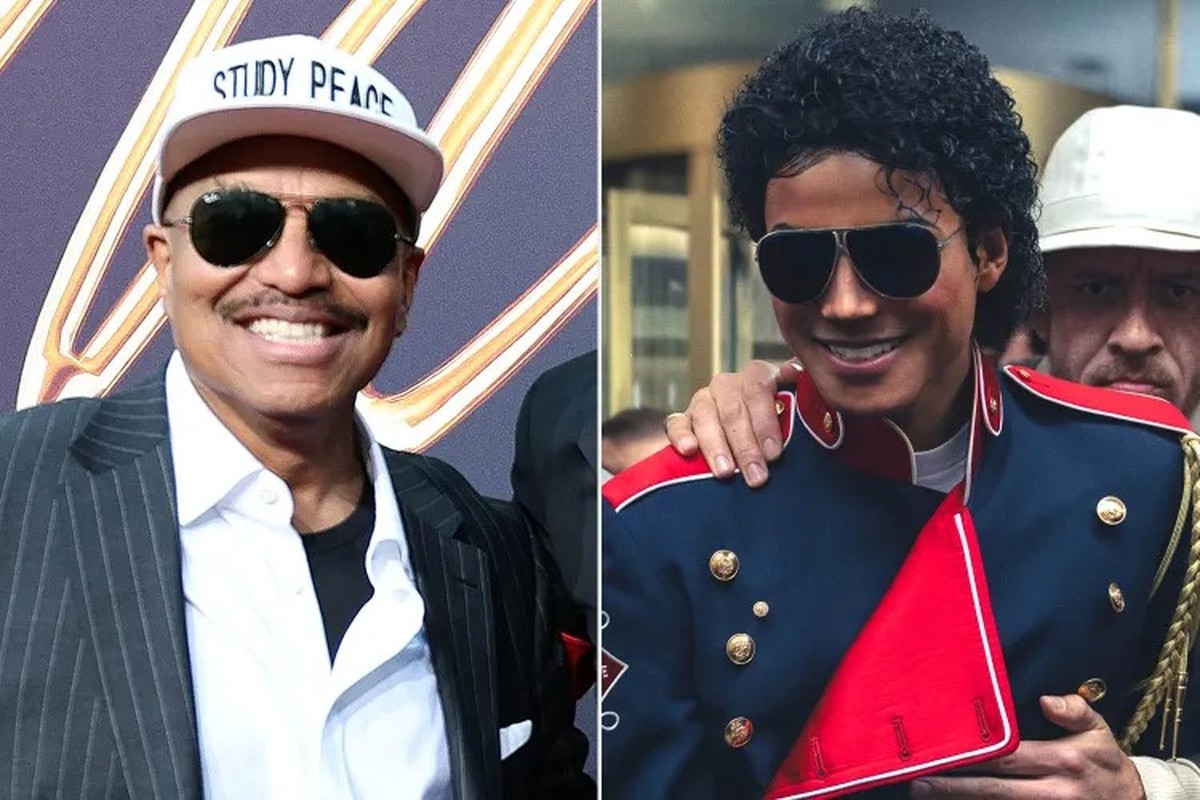Marlon Jackson é impressionado com ator que interpreta Michael Jackson em biografia cinematográfica.