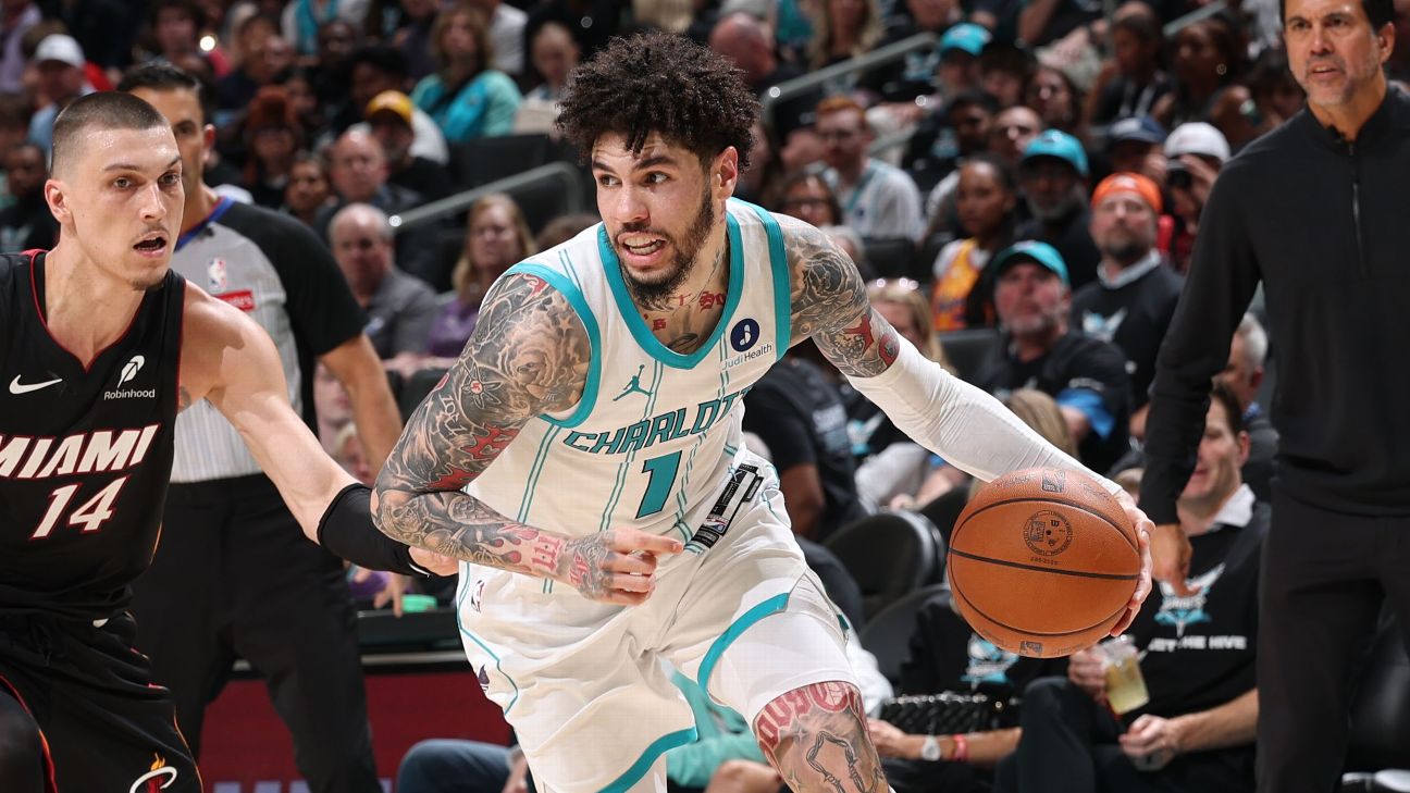 Em prorrogação alucinante, Hornets vencem o Heat no play-in e sobrevivem na temporada