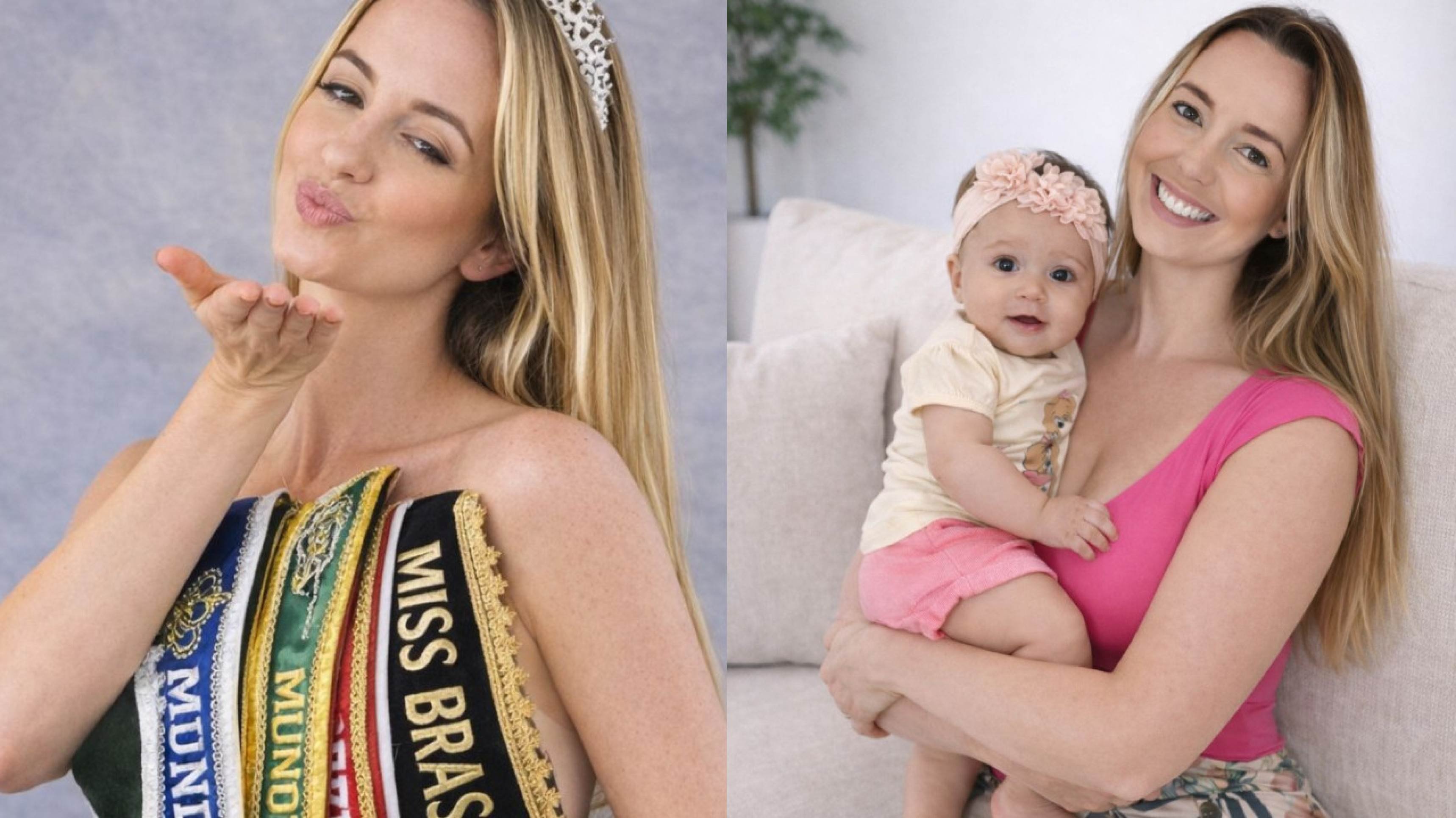 De ex-Miss a mãe em forma: Jessyka Laynne elimina 23 kg após gravidez e vê filha virar fenômeno nas redes ainda bebê