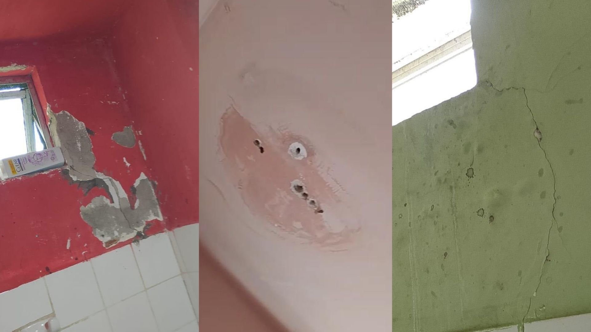 Moradores de habitacional do Pilar, no Recife, convivem com infiltrações e rachaduras