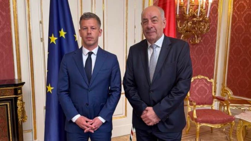 Manifestantes magiares exigem a saída do presidente húngaro após eleição.