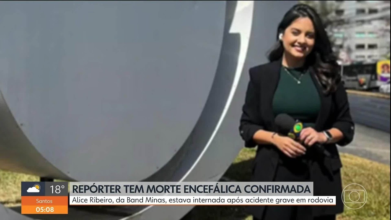 Band Minas confirma morte encefálica de repórter após acidente na BR-381