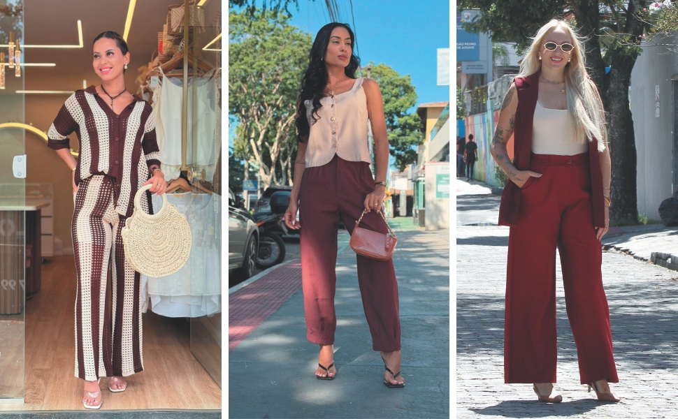 Tons terrosos e tricô de volta: as opções de moda no Outono