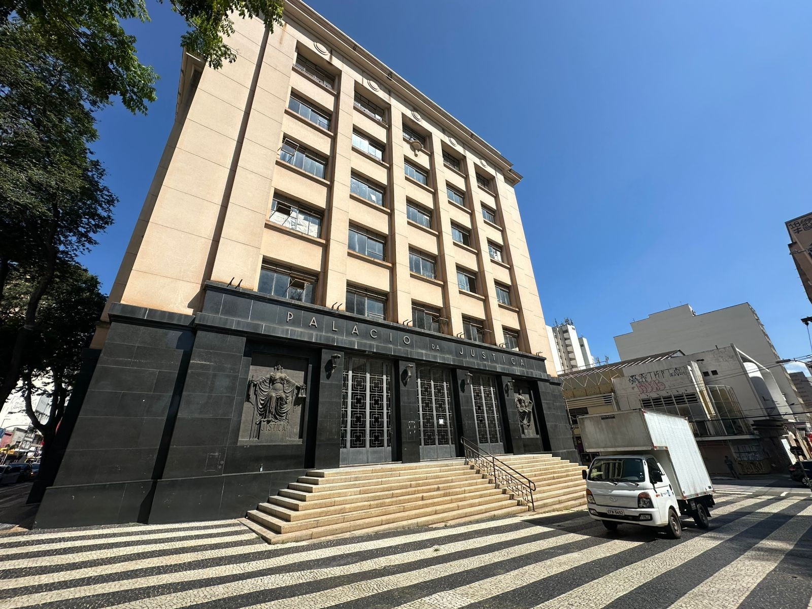 Palácio da Justiça de Campinas: entrega é adiada para 2026