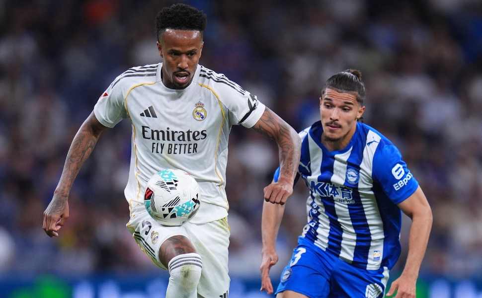 Militão sente dores e é substituído em 1o tempo de jogo do Real Madrid
