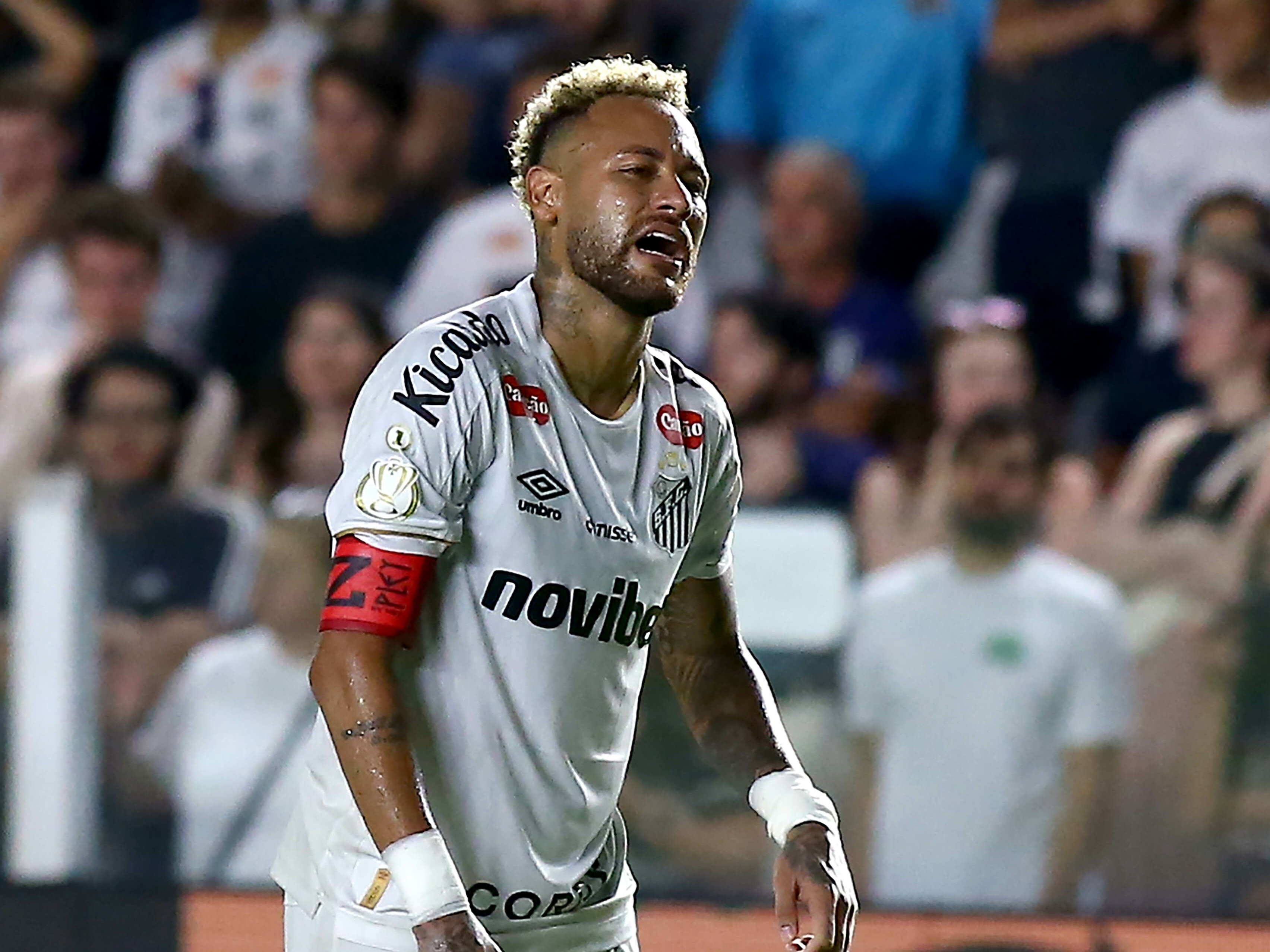 a apática noite de Neymar ante o Coritiba