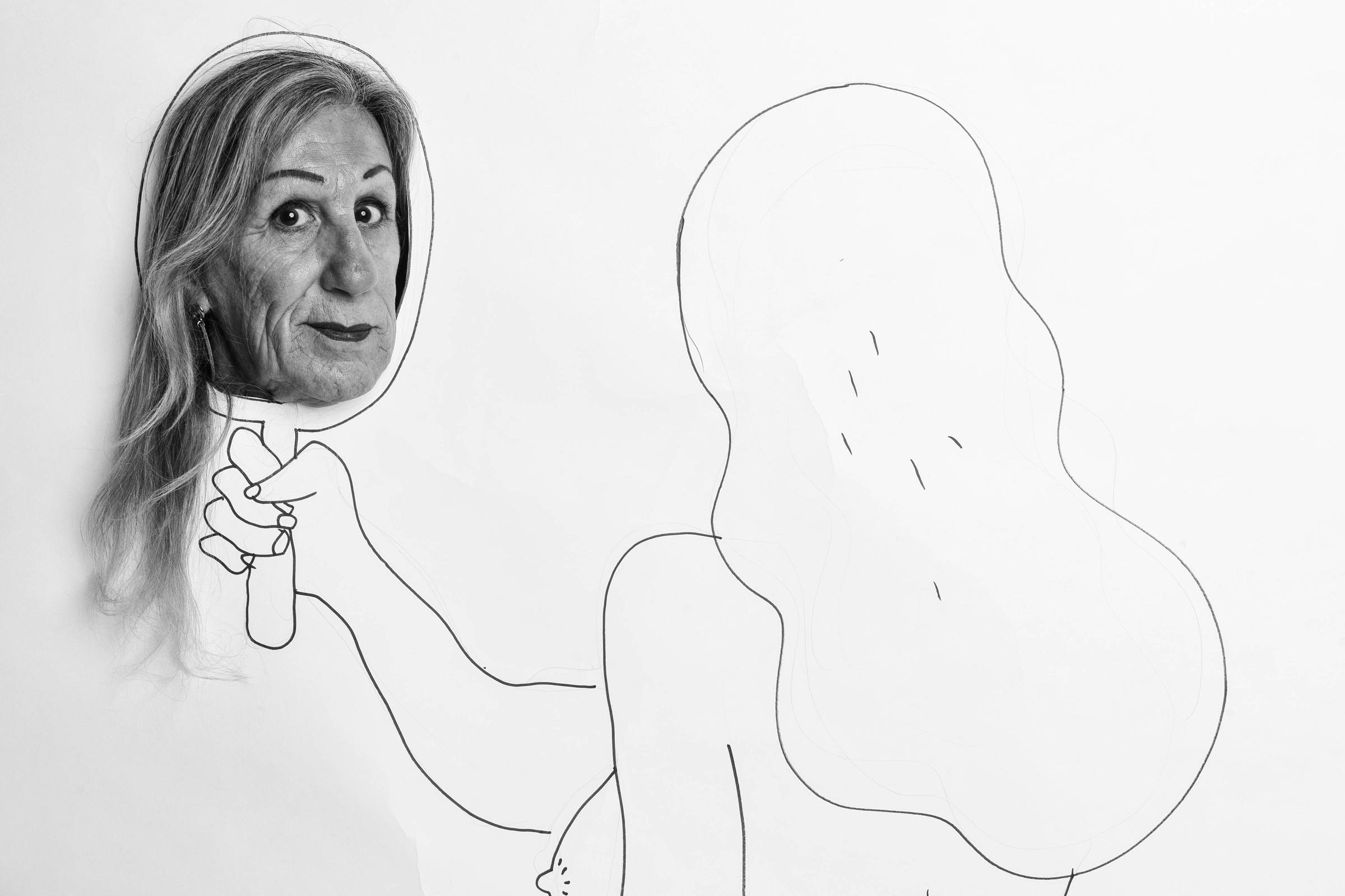 Exposição tem 144 retratos de cartunistas do Brasil, como Mauricio de Sousa, Laerte e Angeli
