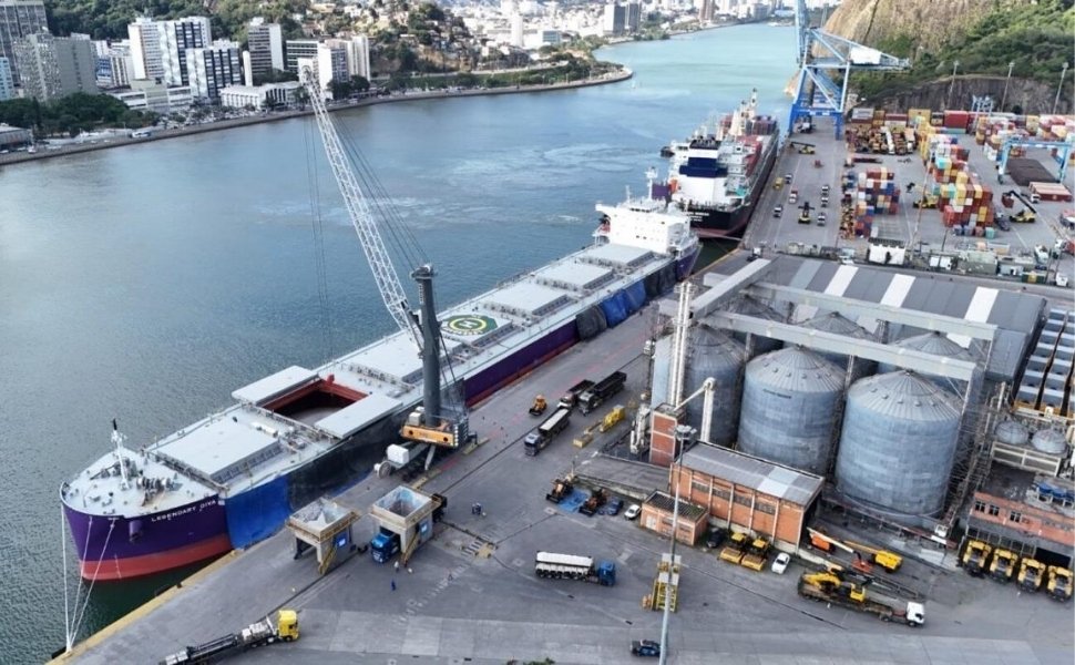 Portos de Vitória e Vila Velha movimentam 1,8 milhão de toneladas no 1o trimestre