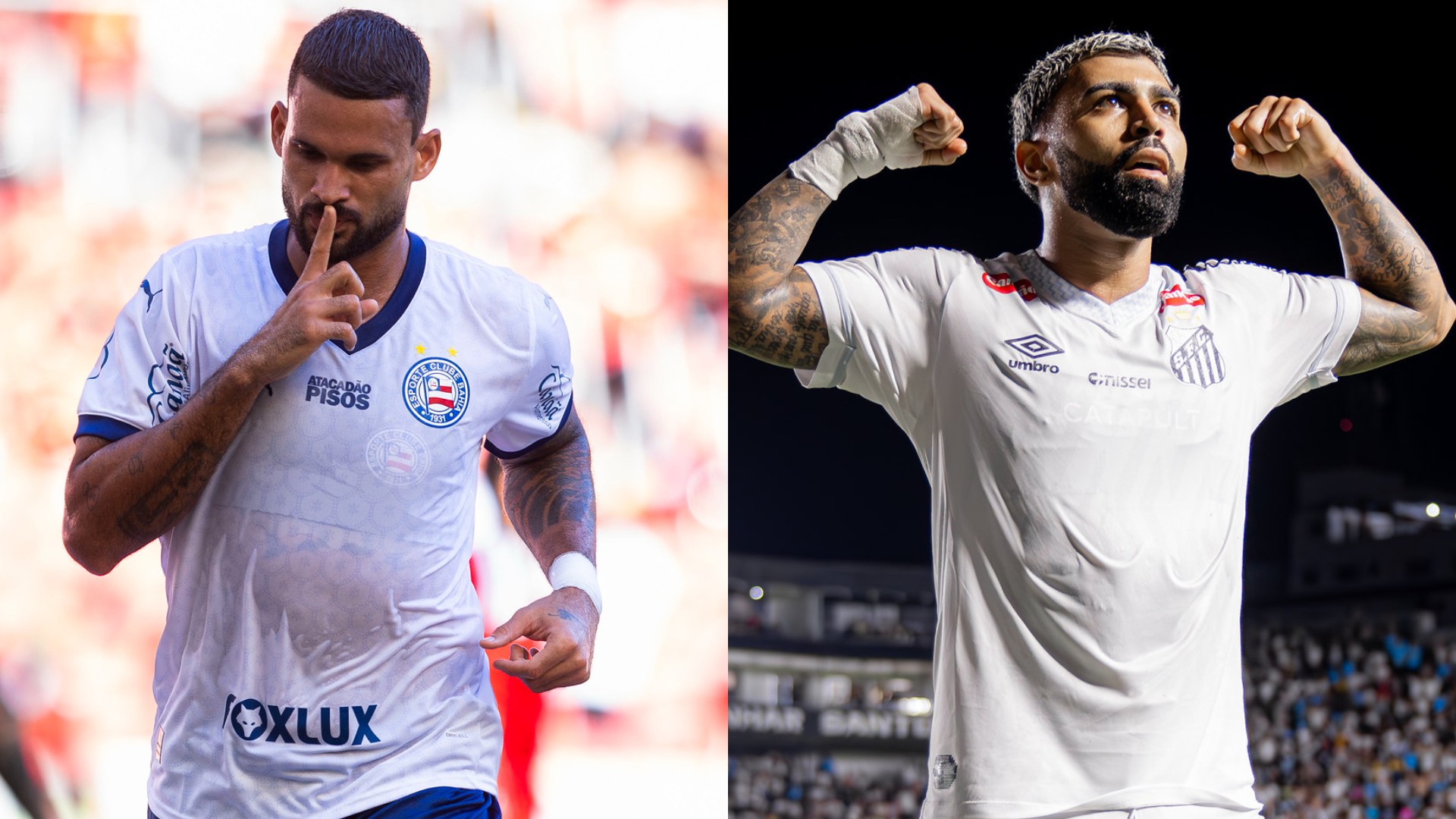 Bahia x Santos: quais jogadores têm mais chance de fazer gol no confronto do Brasileirão?
