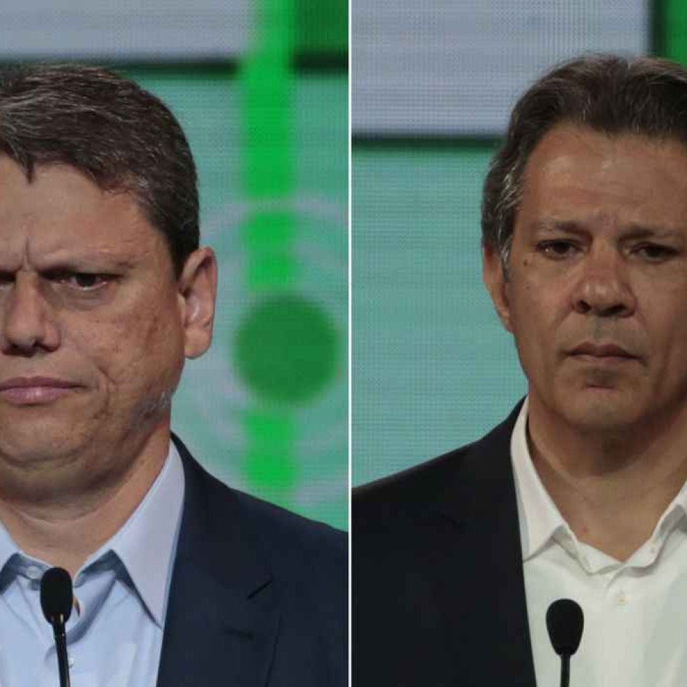 Genial/Quaest: Tarcísio lidera 1º turno e venceria Haddad em São Paulo
