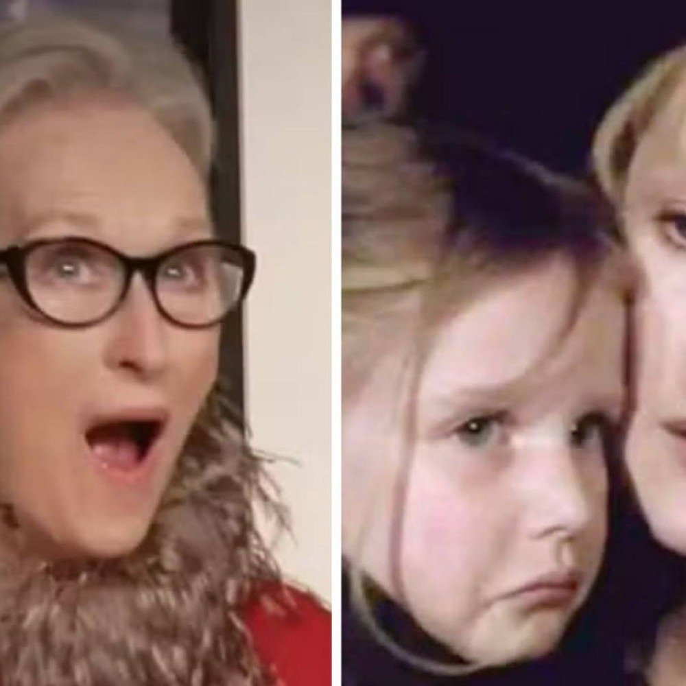 Meryl Streep emocionada ao rever atriz de 