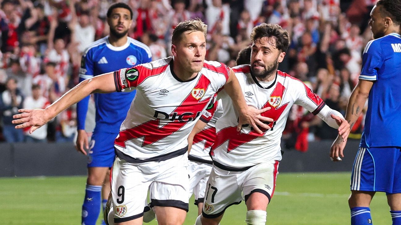 Rayo Vallecano e Crystal Palace saem na frente nas semifinais da Conference League com brilho de brasileiro e gol 'a jato'
