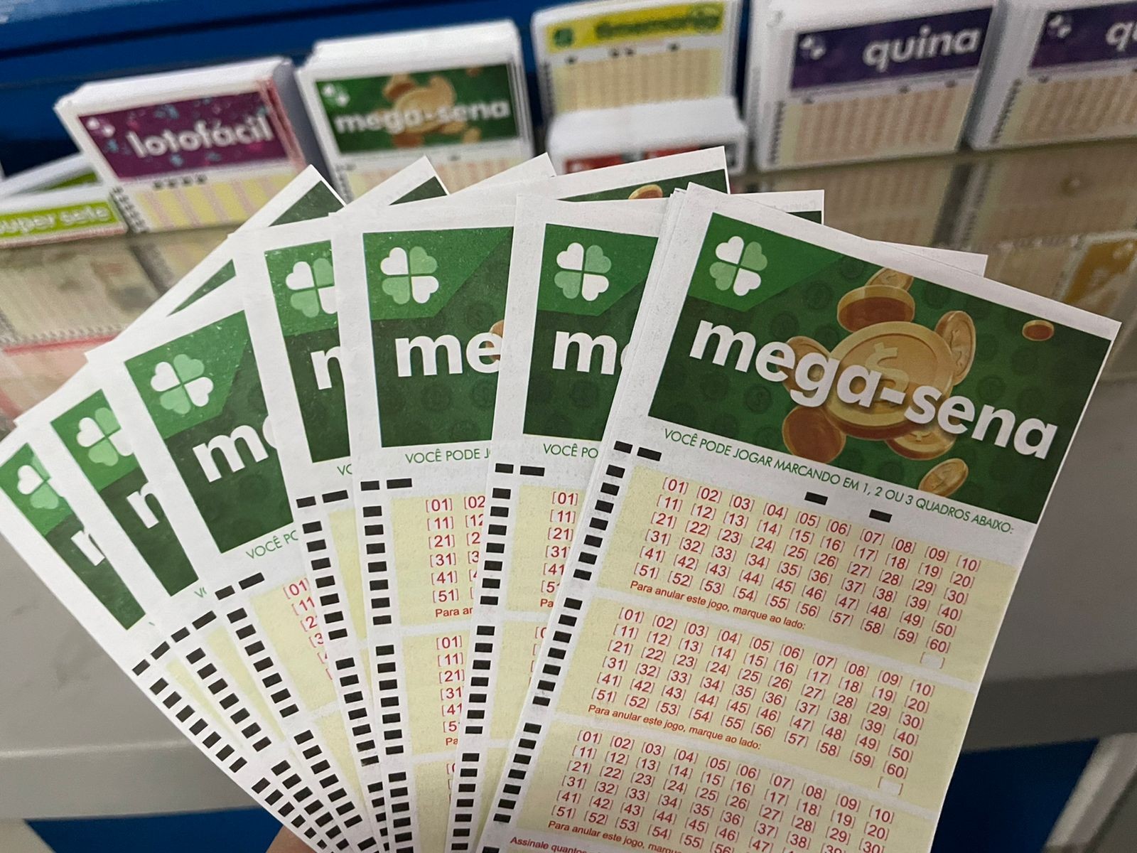 Duas apostas do CE acertam quina da Mega-Sena e levam R$ 346 mil