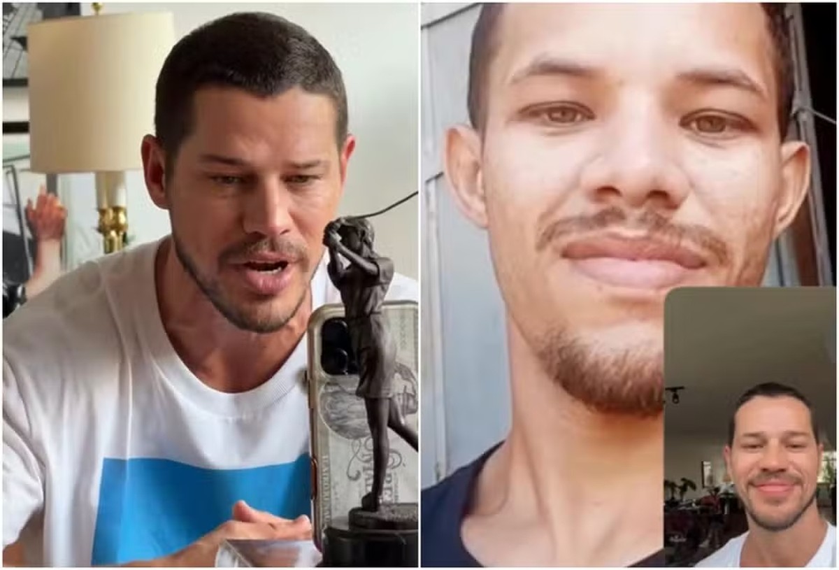 Separados na maternidade? Sósia de José Loreto já soma mais de 190 mil seguidores após vídeo viral