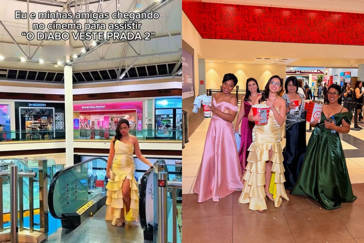 Amigas viralizam ao ir assistir 'O Diabo Veste Prada 2' no cinema