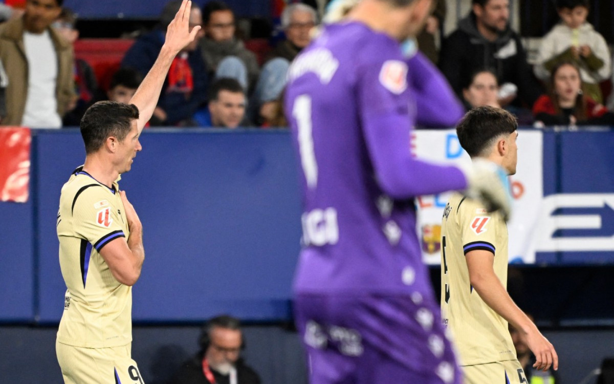 Barcelona vira no fim, vence Osasuna e se aproxima do título do Campeonato Espanhol