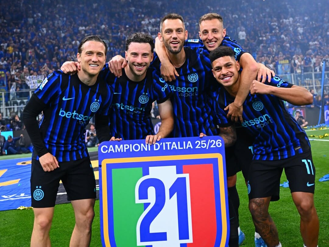 Luis Henrique celebra título do Campeonato Italiano pela Inter de Milão: “Vai ficar na memória”