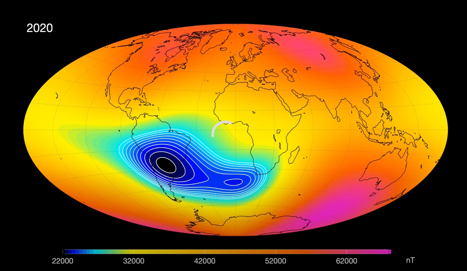 Anomalia Magnética do Atlântico Sul: estudo revela origem e riscos