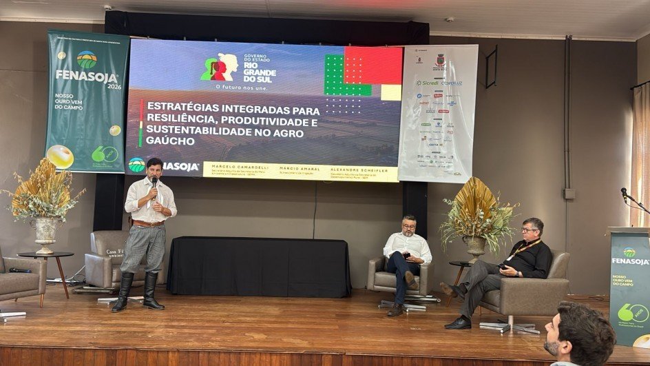 Estratégias para a resiliência do agro gaúcho abordadas na Fenasoja