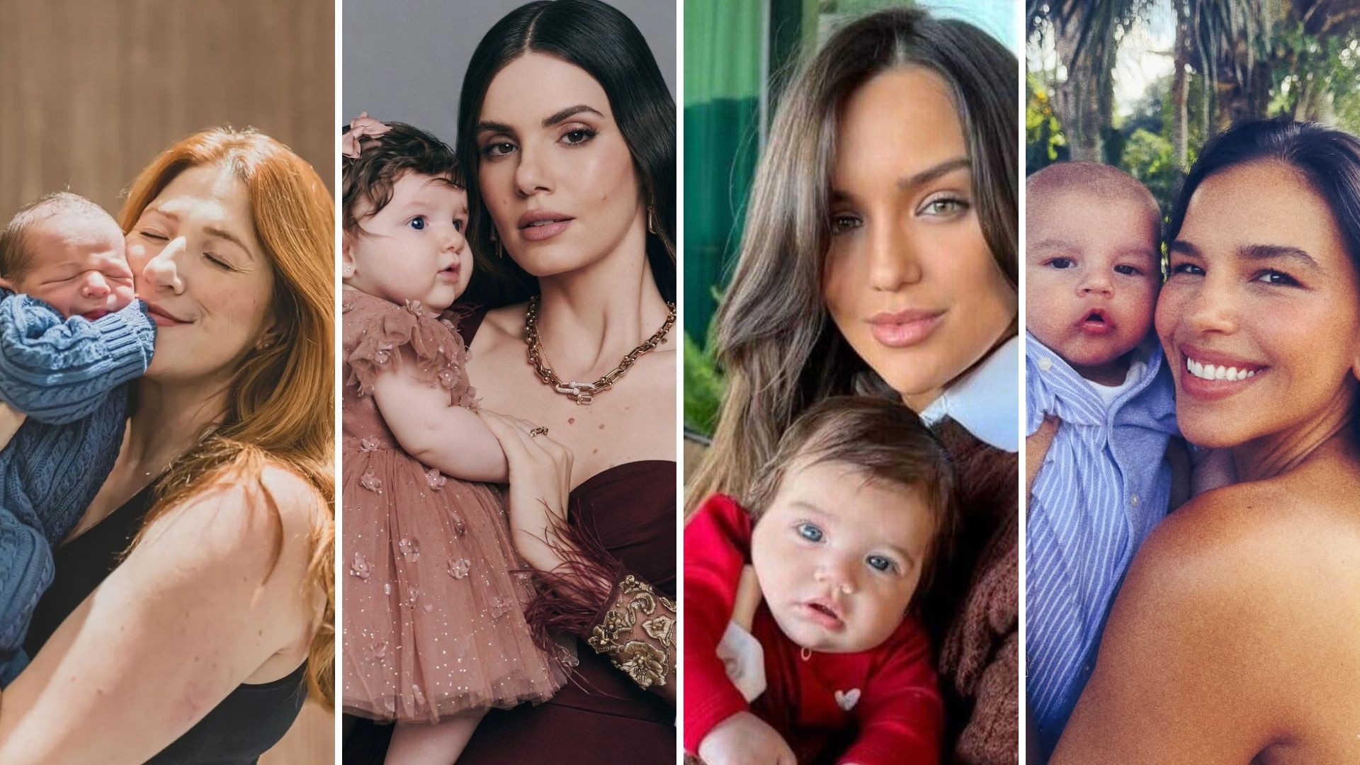 Quem são as famosas que vão viver o primeiro Dia das Mães com seus filhos