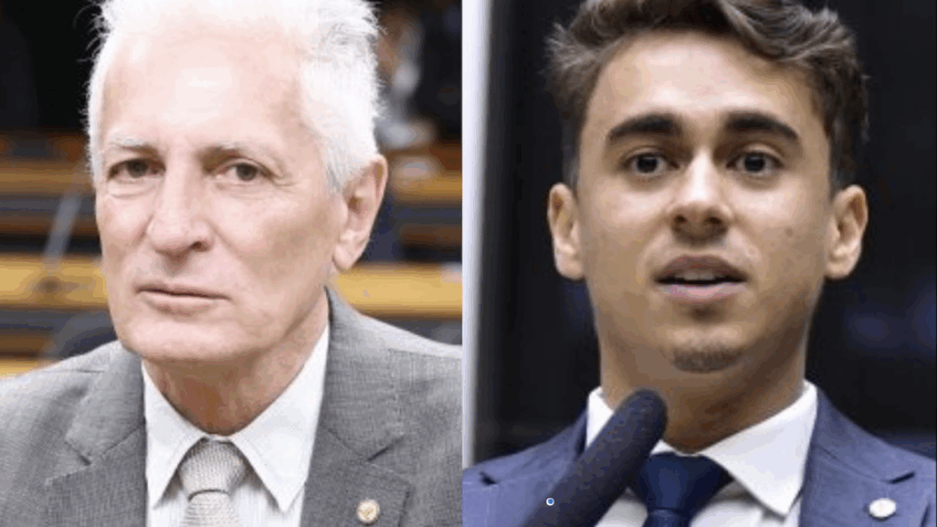 Político Rogério Correia questiona Nikolas sobre suposta ligação entre Ciro e Vorcaro em entrevista jornalística.