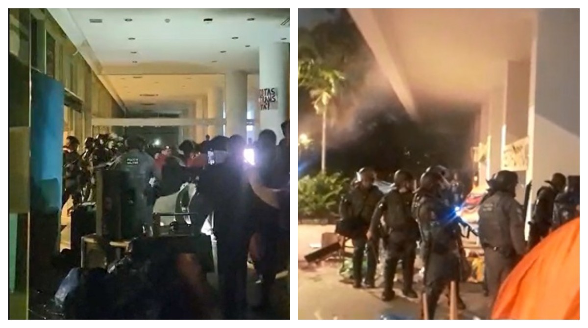 PM retira estudantes de ocupação na reitoria da USP em SP; ação na madrugada teve uso de gás e cassetetes, dizem alunos