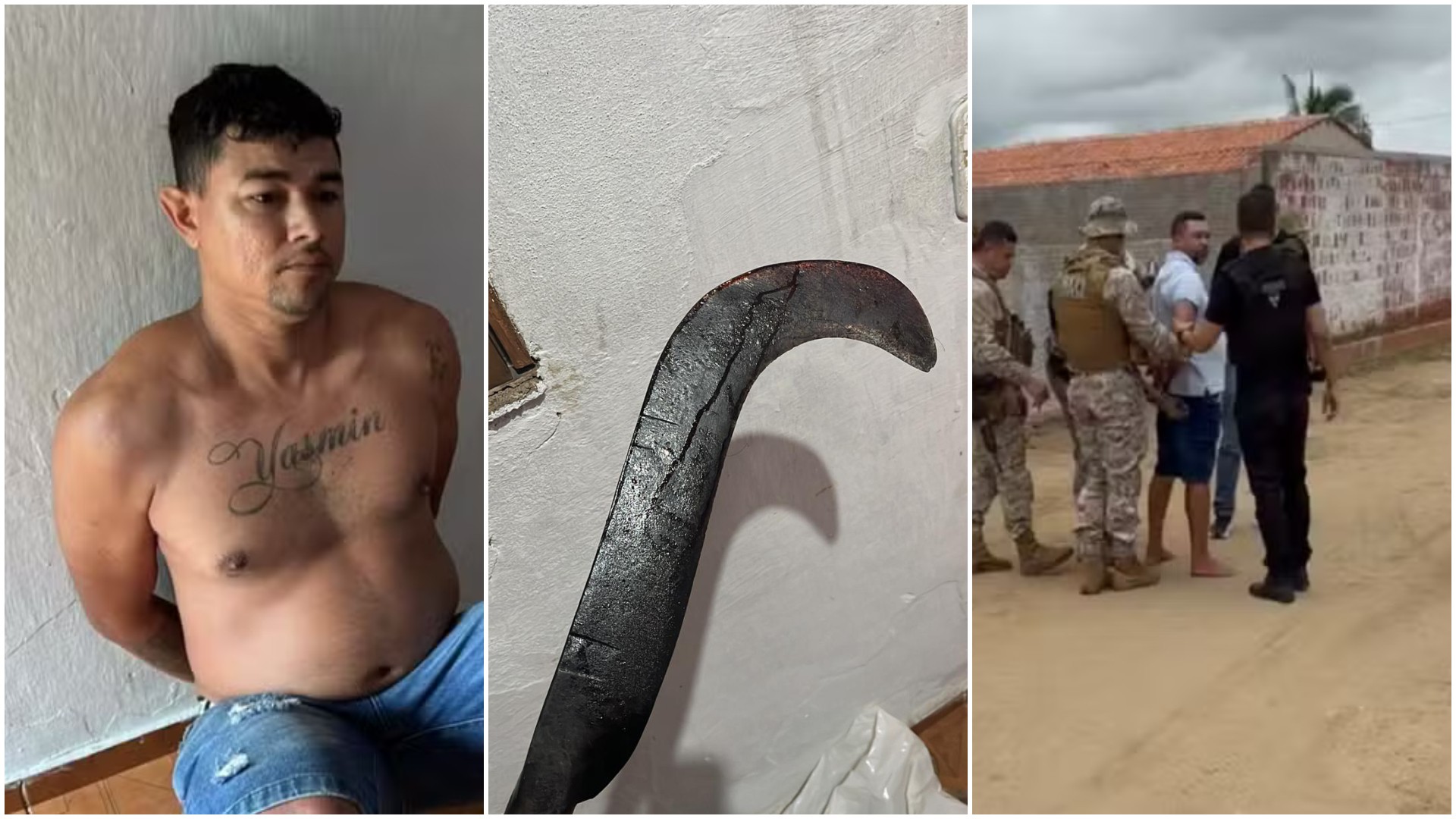 Homem repreendeu irmão que decepou mãos de mulher com foice