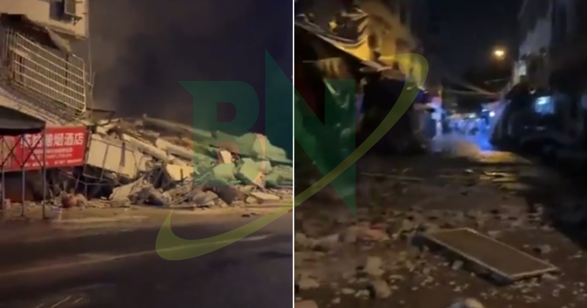 Terremoto de 5,2 graus mata duas pessoas e derruba 13 prédios na China; veja vídeos