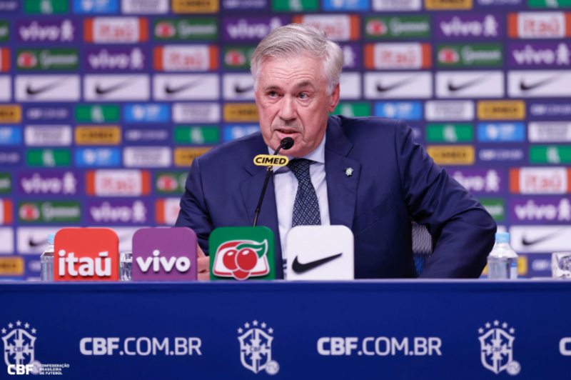 Copa 2026: Ancelotti divulga convocação da Seleção Brasileira hoje (18); veja horário e onde assistir