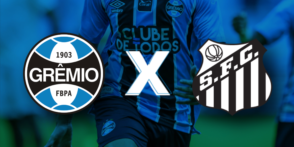 Grêmio x Santos hoje: onde assistir ao vivo, horário e escalações pelo Brasileirão