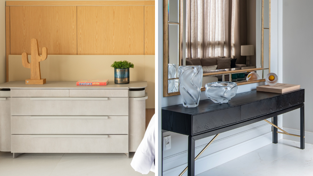 Cômoda ou aparador? Como escolher o móvel ideal para a sua decoração