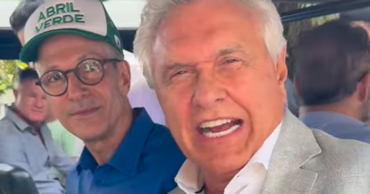 Caiado diz que ele e Zema avaliam unir forças no primeiro turno