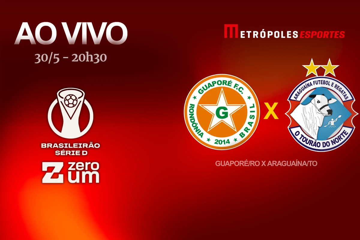 Transmissão ao vivo da Série D ZeroUm, com jogadores de futebol em campo.