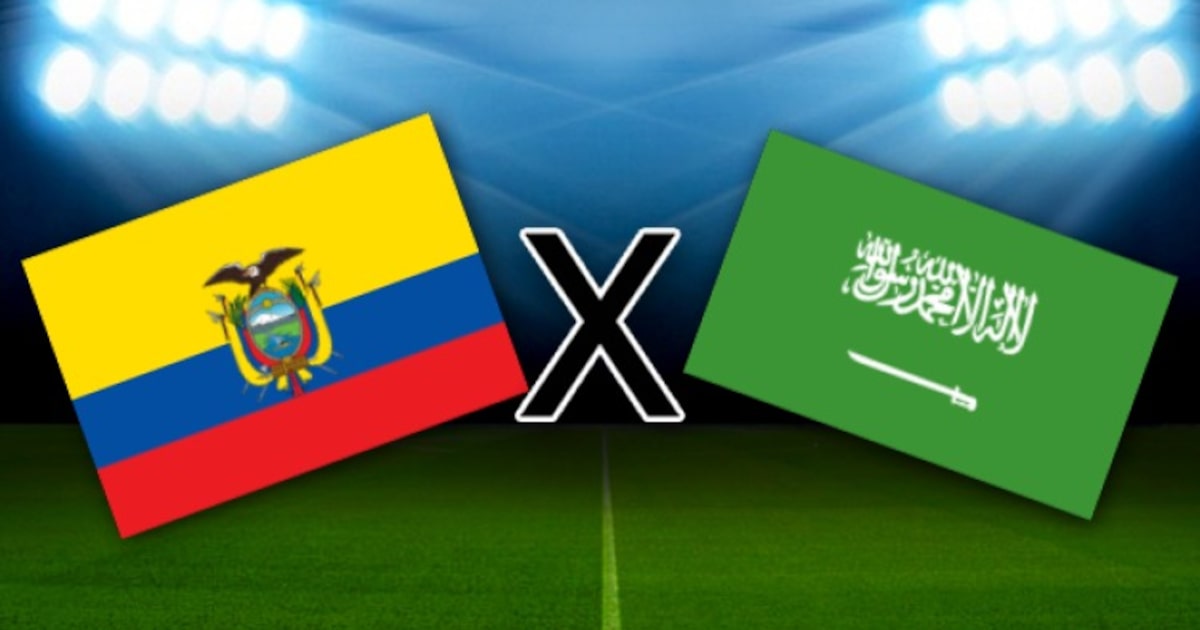 Equador x Arábia Saudita em amistoso: onde assistir ao vivo, horário e escalação