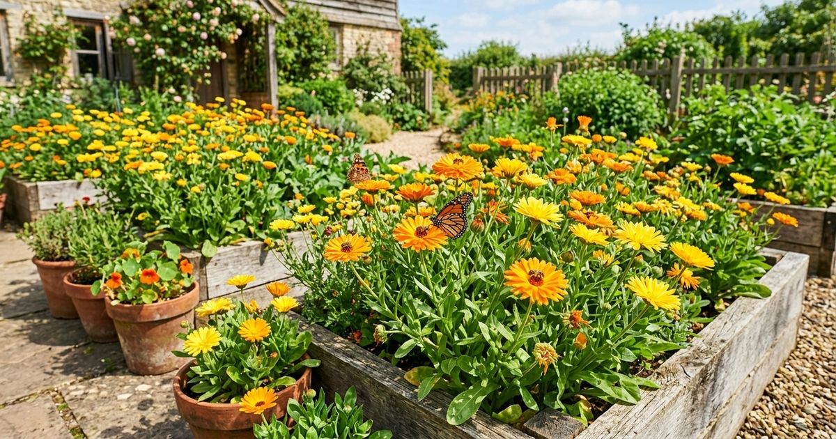 Essa flor conquista os jardins: floresce sem parar, cura e até substitui o açafrão na cozinha.