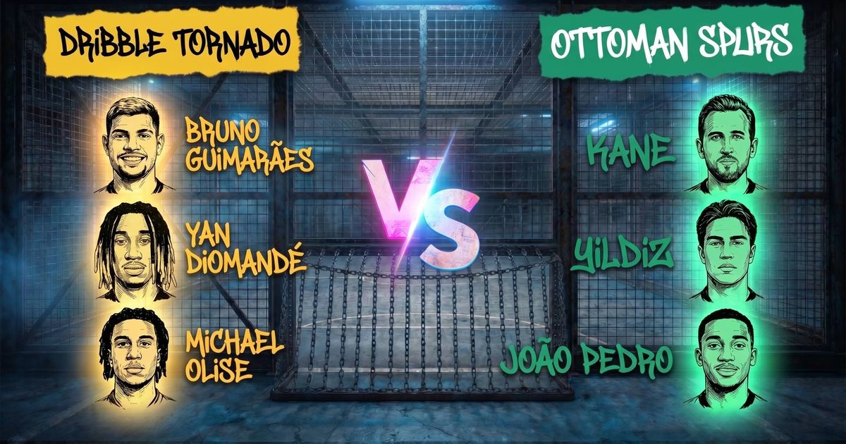 Bruno Guimarães desafia Harry Kane na Batalha dos Craques? Vote agora