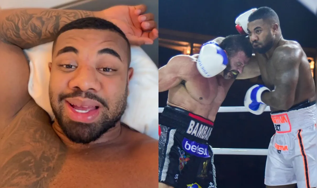 Davi Brito desabafa após derrota para Bambam no FMS: ‘Foi pancada’