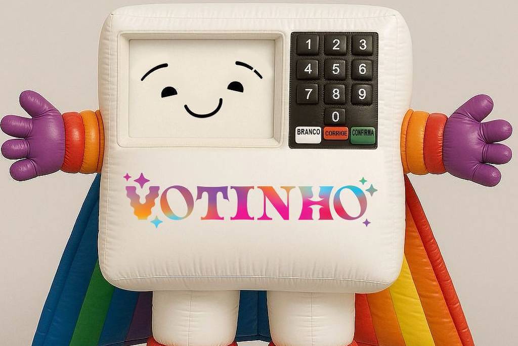 Mascote gigante da urna eletrônica será instalado na Parada LGBT+ de SP
