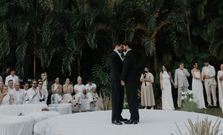 Igor Cosso abre álbum de fotos do casamento com Heron Leal; veja